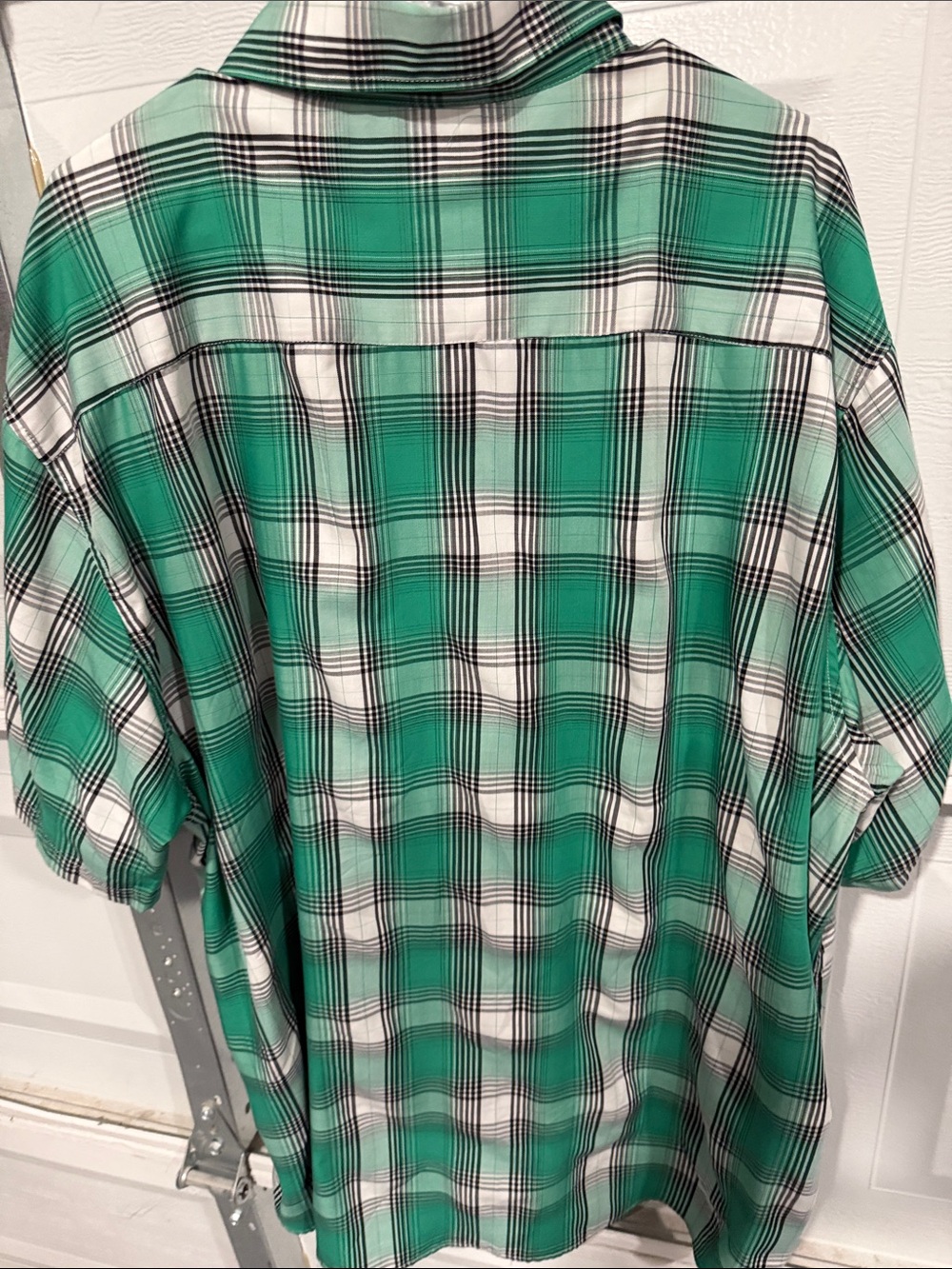 DIXXON Green and White Plaid Button-Down Shirt - Picture 7 of 7